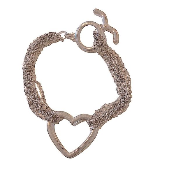 Silver Heart Bracelet - Picture 2 of 3